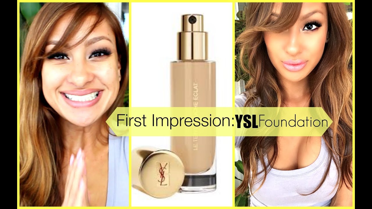 First Impression: YSL Foundation: LE TEINT TOUCHE ÉCLAT