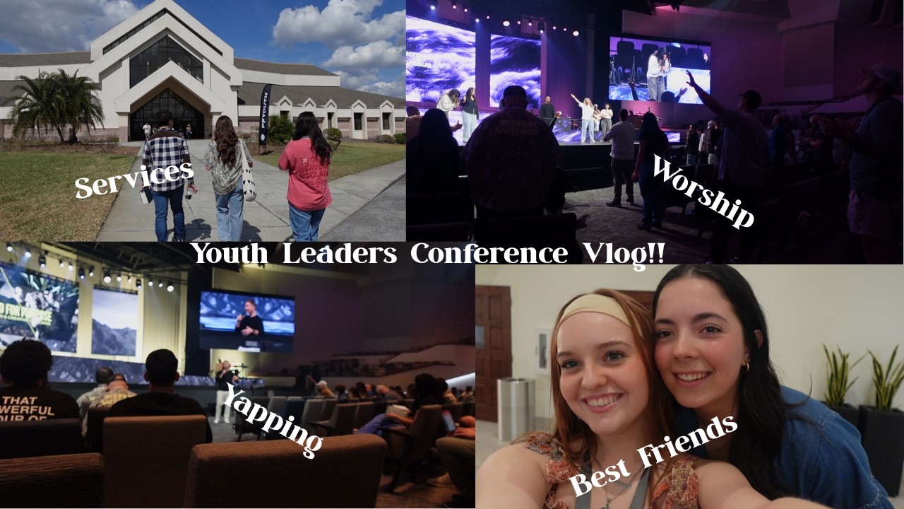 Youth Leaders Conf Weekend Vlog | Church services and yapping|