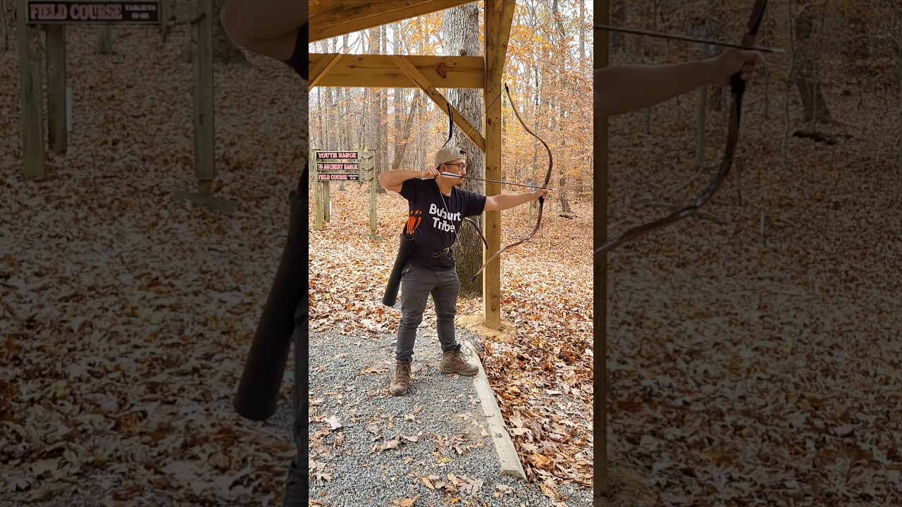 First shot through the AF Archery ZhuRan 50lb@28" 