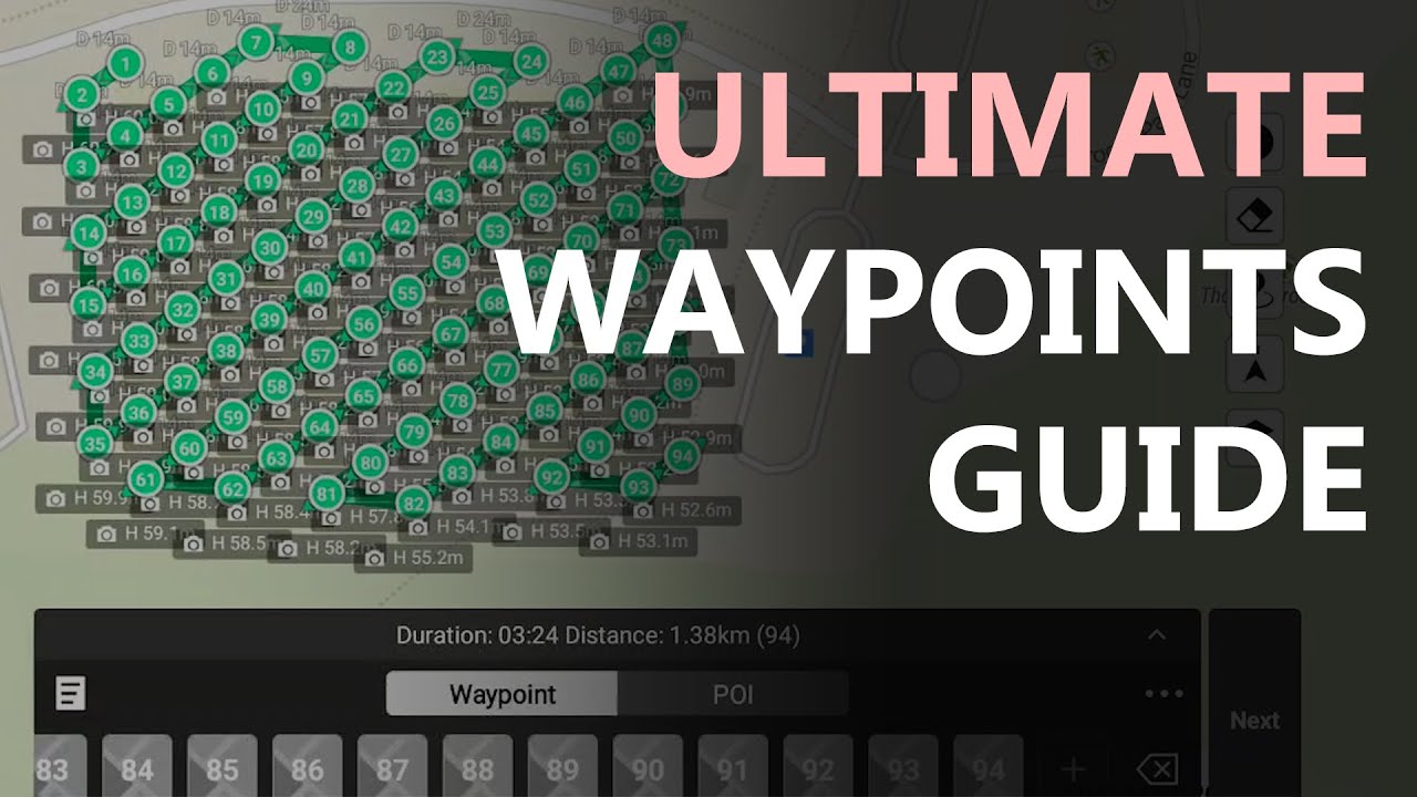 DJI Waypoints for 3D Mapping, Orthomoasiacs, and Photogrammetry Guide