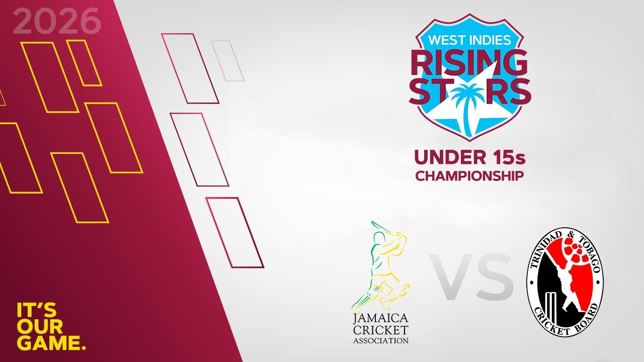 🔴 LIVE Jamaica v Trinidad & Tobago | CWI Men&rsquo;s Under 15 - Round 3 | 50 Over Championships 2026