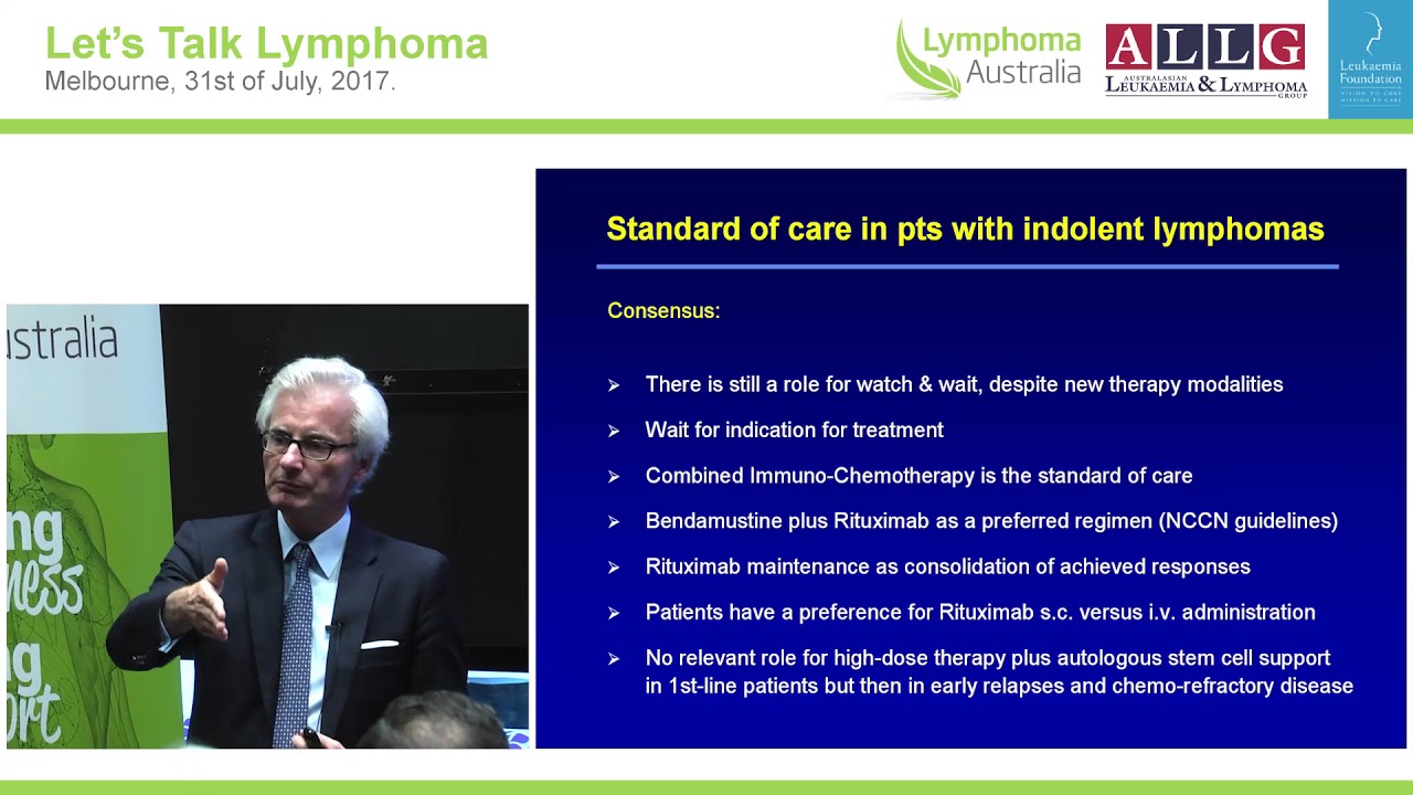 Bendamustine best thing since sliced bread Prof Mathias Rummel