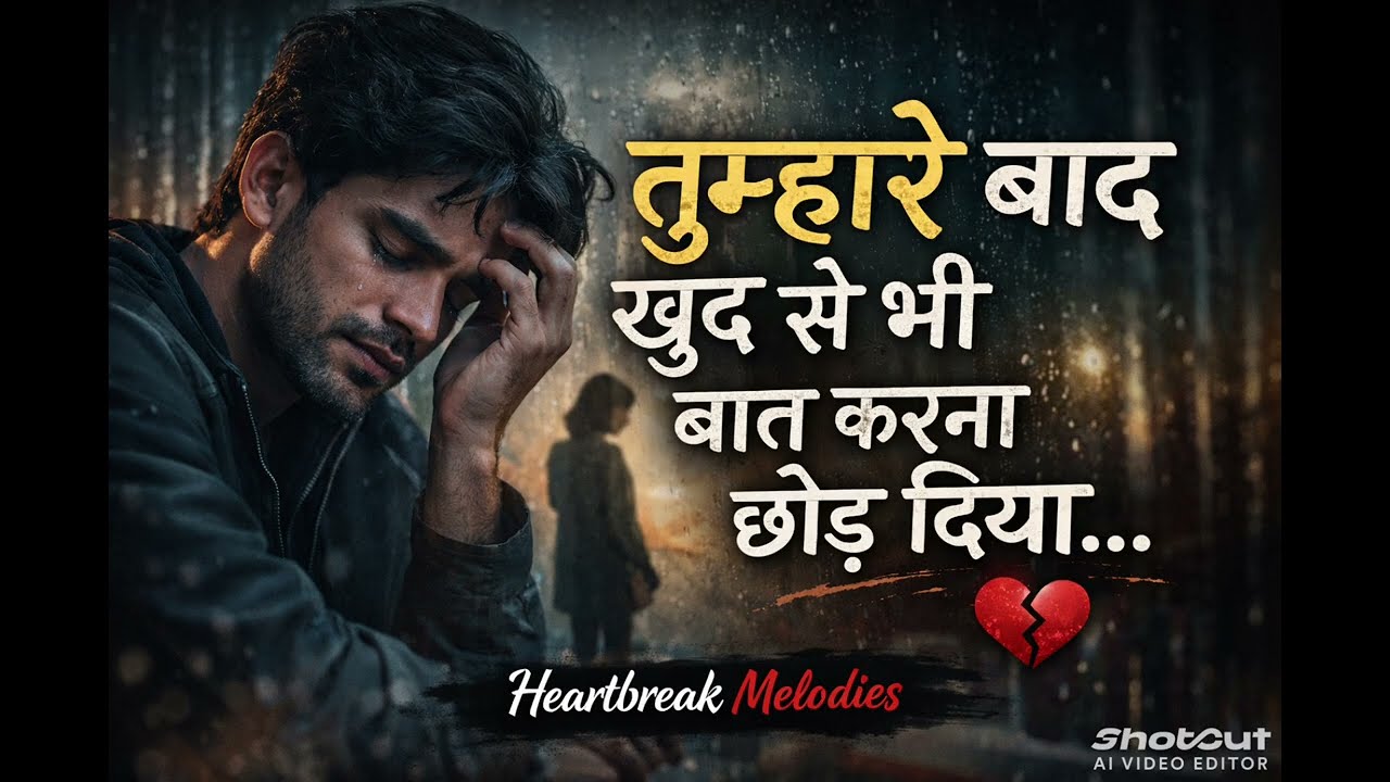 Khud Se Bhi Baat Karna Chhod Diya 💔 | Sad Love Song new 2026 song