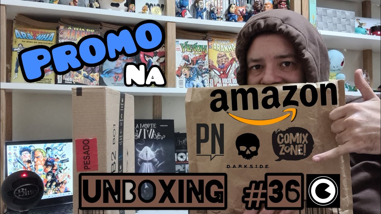CHEGARAM MEUS QUADRINHOS DA MEGA OFERTA NA AMAZON PRIME - UNBOXING #36