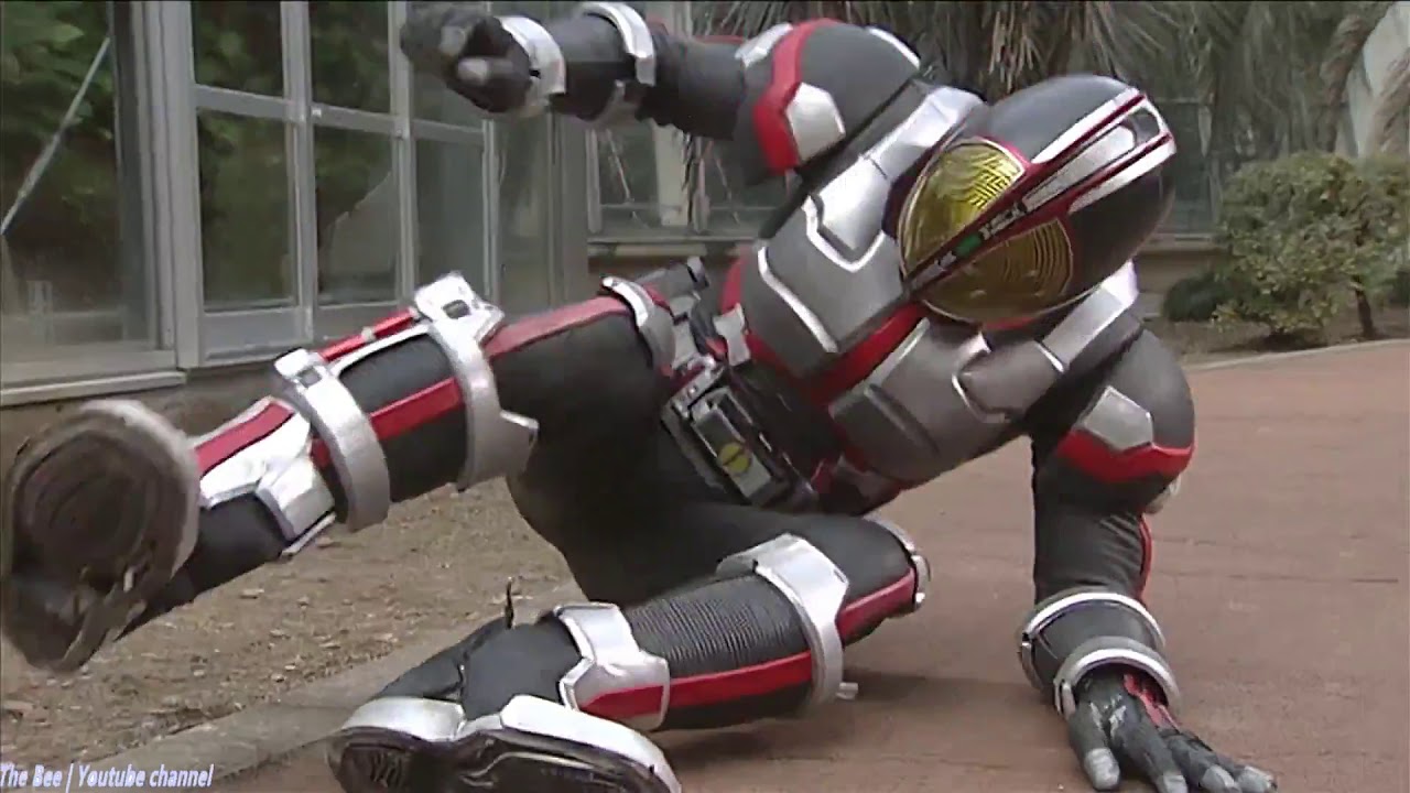Kamen Rider FAIZ EP05 Battle scene   仮面ライダー 555