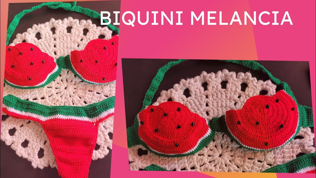 Biquíni melancia (parte de cima)