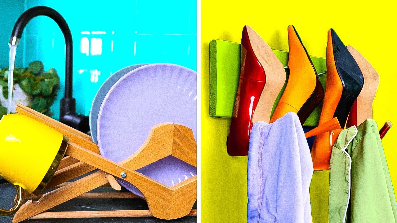 من الخردة إلى ديكور منزلي رائع 🛋 طرق عبقرية لإعادة التدوير ♻