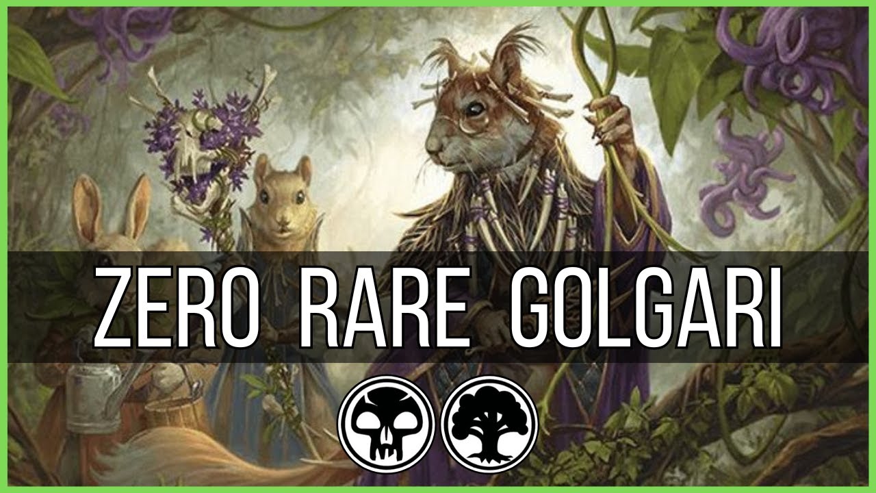 Zero Rare | Golgari Food & Squirrels | Budget Standard Artisan Deck | MTG Arena