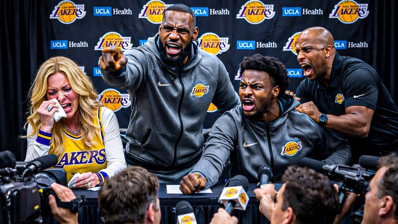 LeBron James & Bronny James ABANDON Press Conference After Jeanie’s Comments.. (Fans Are SHOCKED!)