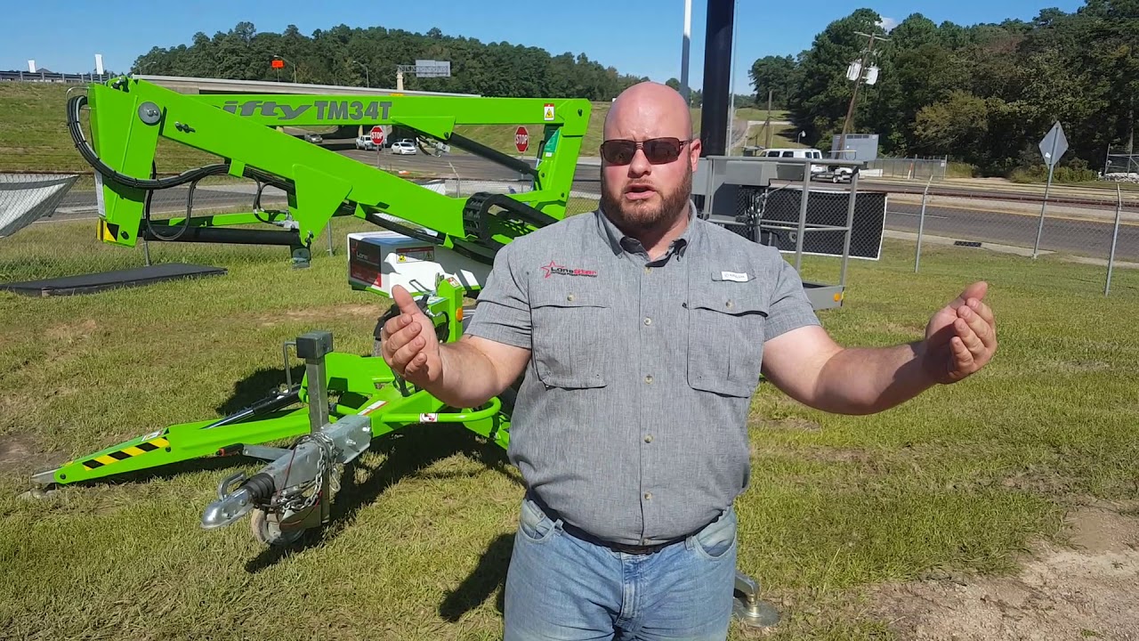RENTAL EQUIPMENT - TM34 Towable Boom