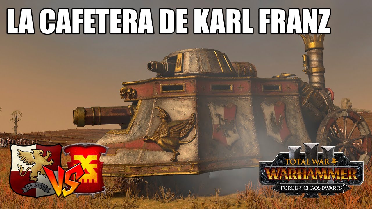 LA CAFETERA DE KARL FRANZ IMPERIO VS KHORNE TOTAL WAR WARHAMMER 3 #629