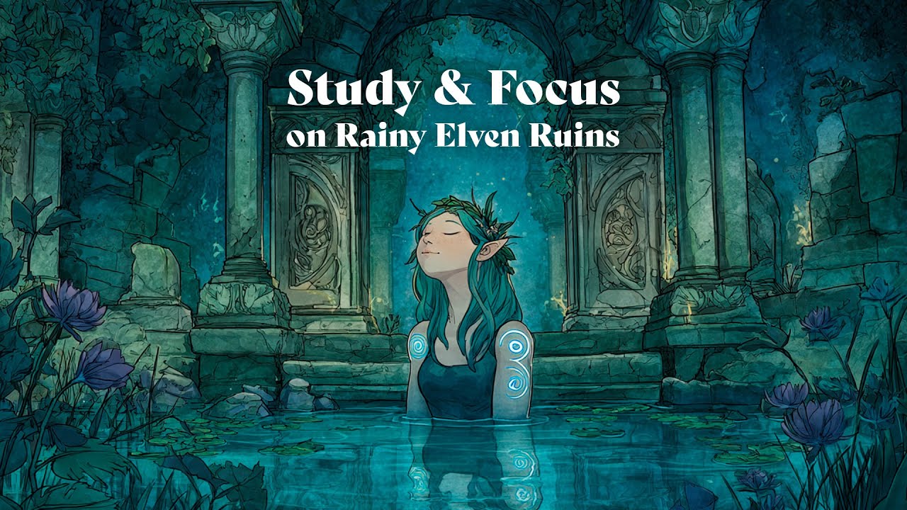 Elven Sanctuary 🌿 Celtic Harp & Flute Music | Magical Forest for Study & Focus