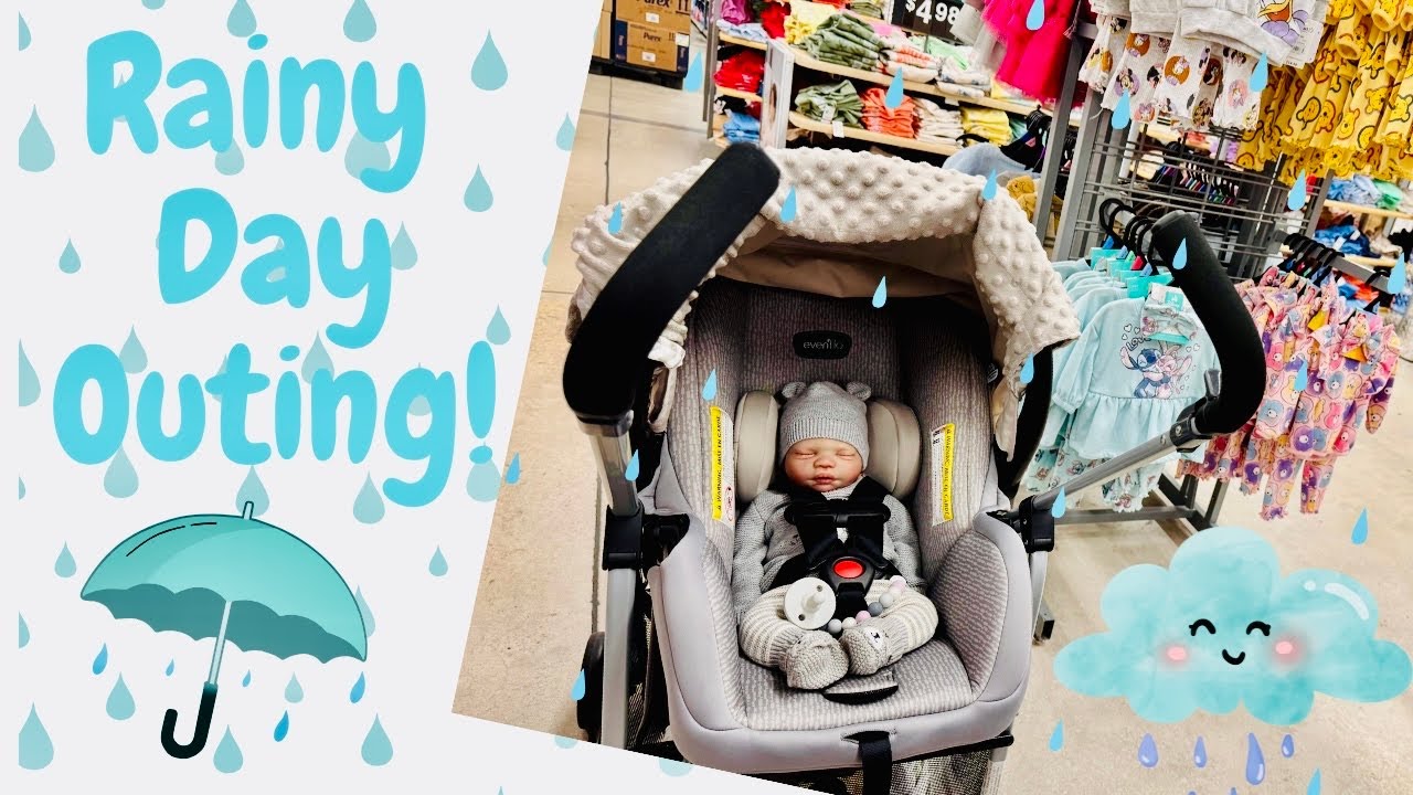 Silicone Reborn Baby Outing & HUGE HAUL!