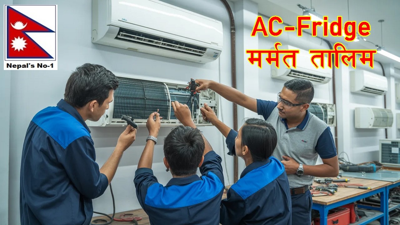 AC Repair Training in kathmandu | AC Mechanic Course  |  100% Guarantee