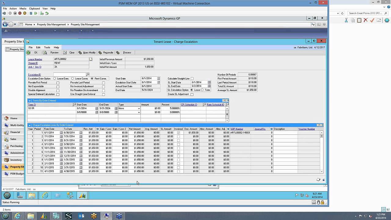 Property Management in Microsoft Dynamics