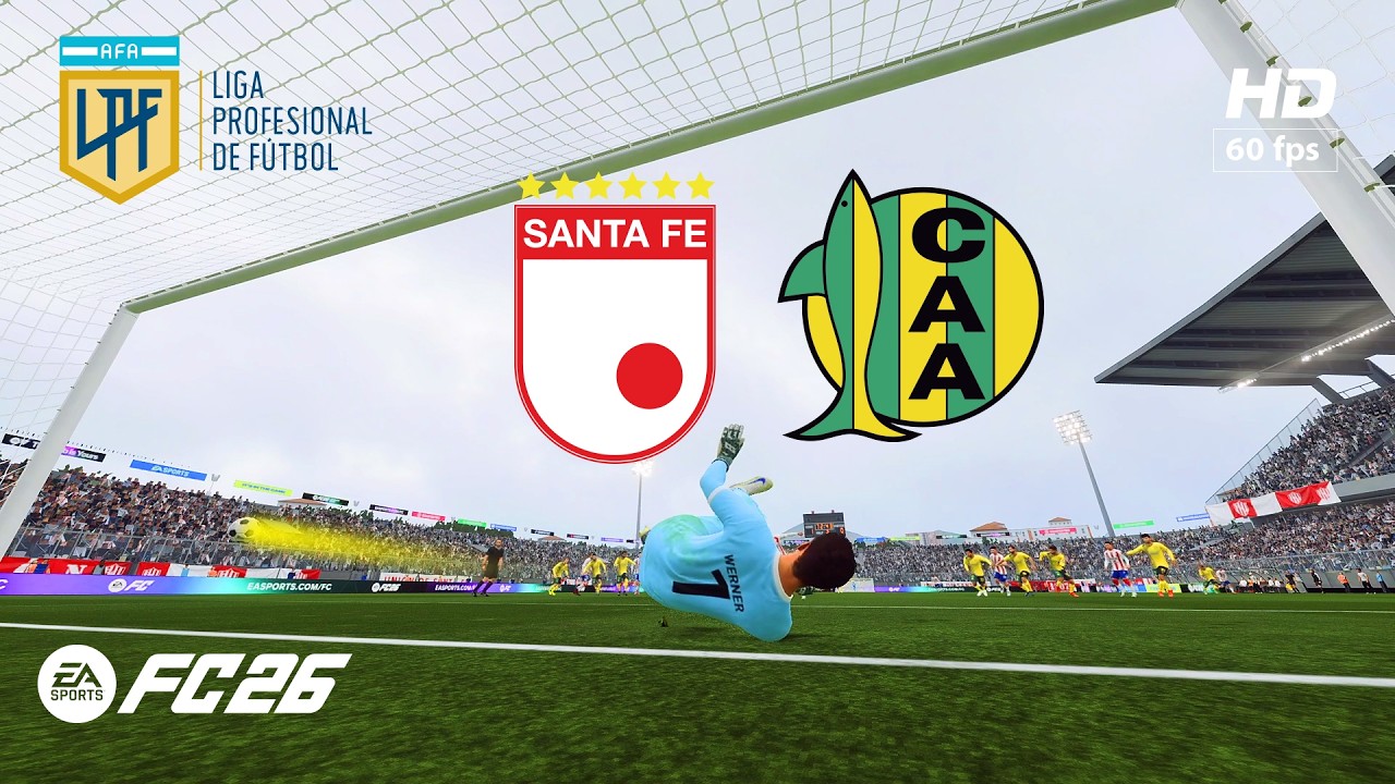 FC 26 - Santa Fe vs Aldosivi - Liga Profesional Apertura | PC [HD60]  New Gameplay