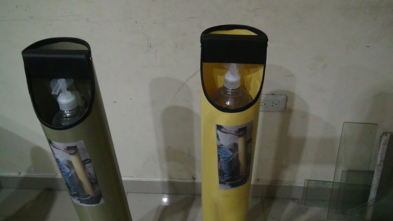 Como hacer dispensador de gel , jabón liquido y alcohol