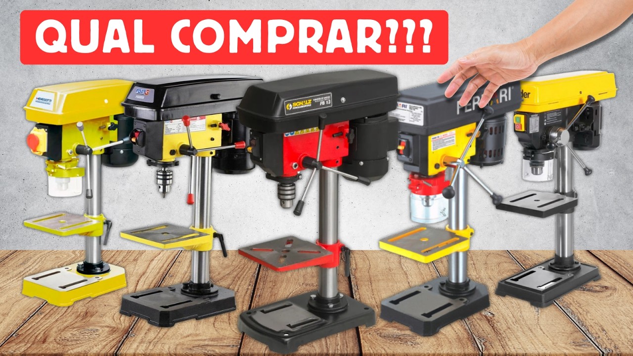 NÃO COMPRE uma Furadeira de Bancada ANTES de ver este vídeo! (O segredo da furação perfeita)