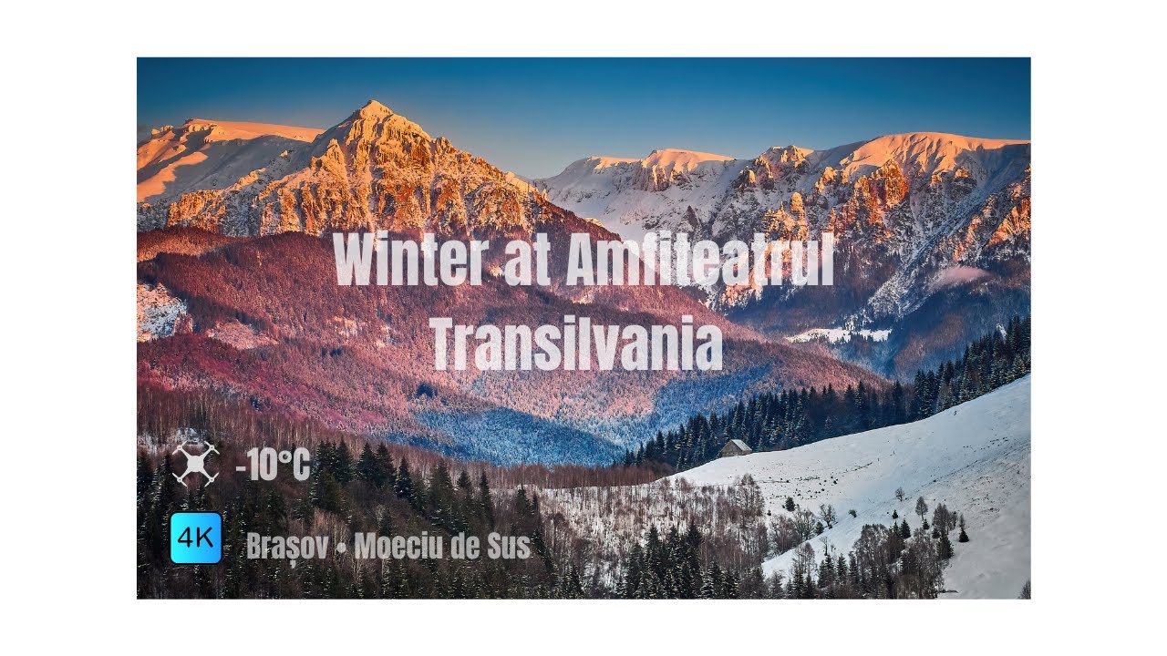Winter Sun over Bucegi & Piatra Craiului | Amfiteatrul Transilvania, România