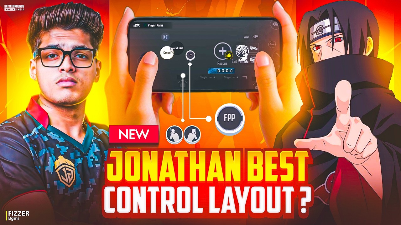 Jonathan New Control Layout Secret EXPOSED | Best Control Layout in BGMI ? (Hidden Truth)