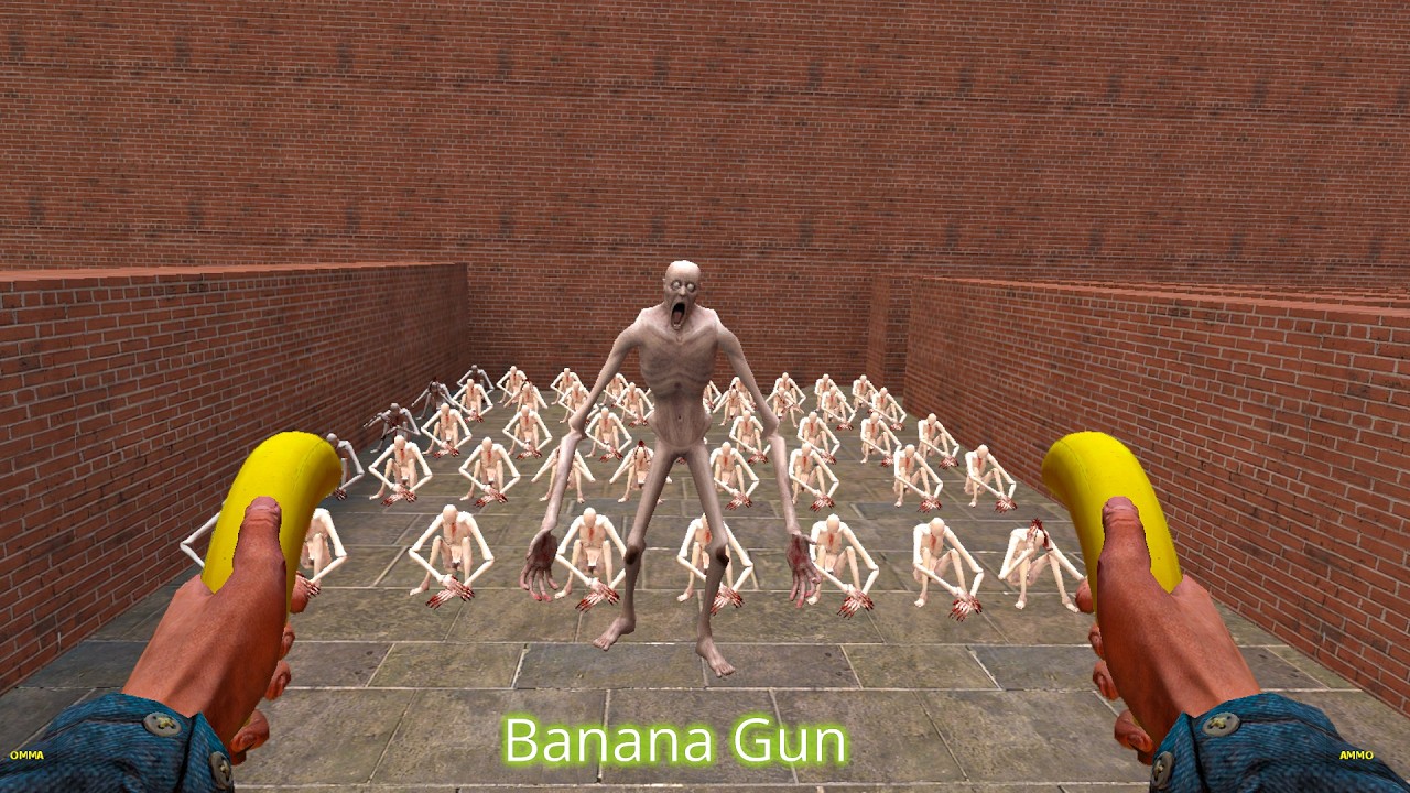 Best of SCP-096 VS Banana Gun in Garry’s Mod #46