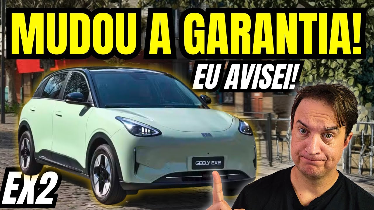 O JOGO VIROU? GEELY TRAZ NOVA GARANTIA DO EX2 E PRESSIONA BYD!