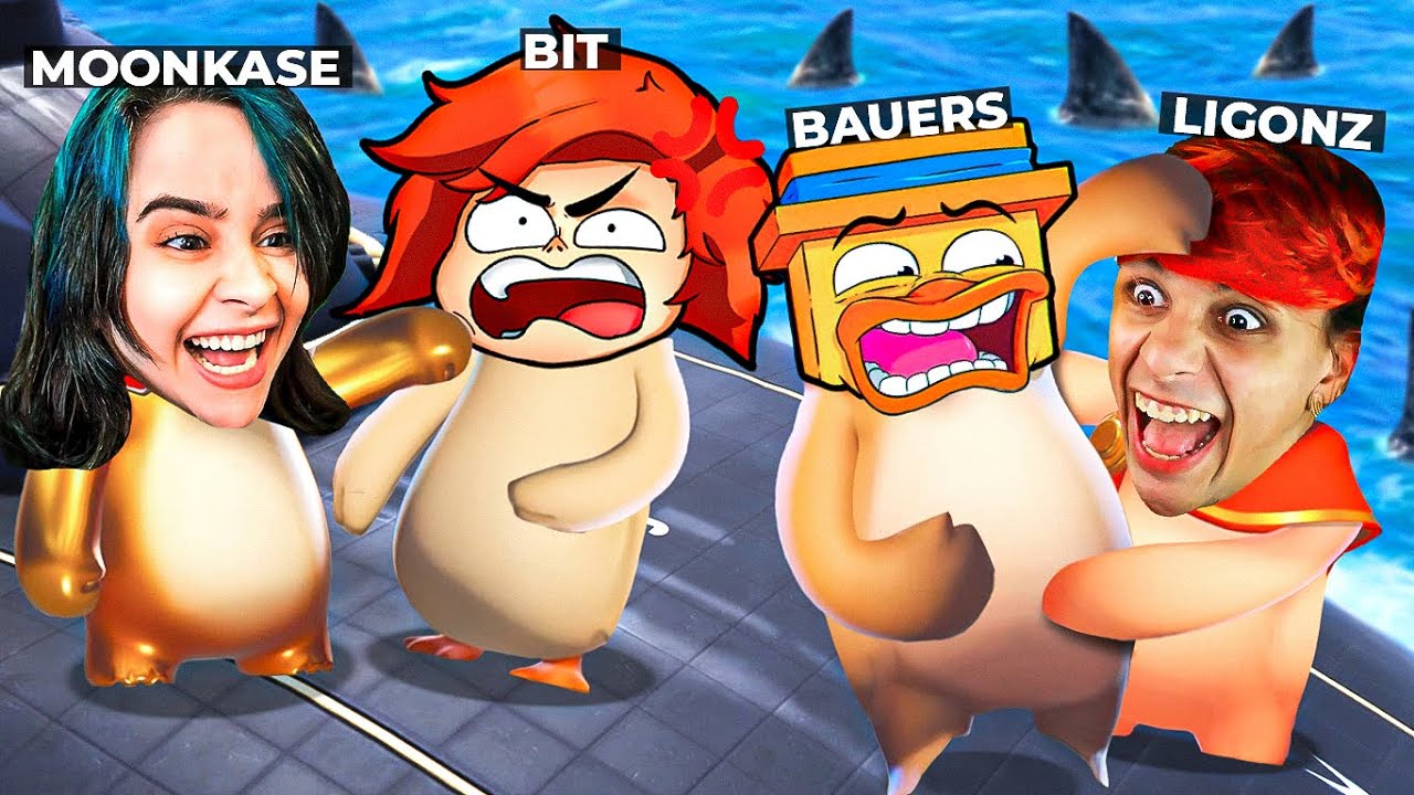 OS ANIMAIS da ZOEIRA no Party Animals!! (Moonkase, Bitgamer, Bauers e Ligonz)