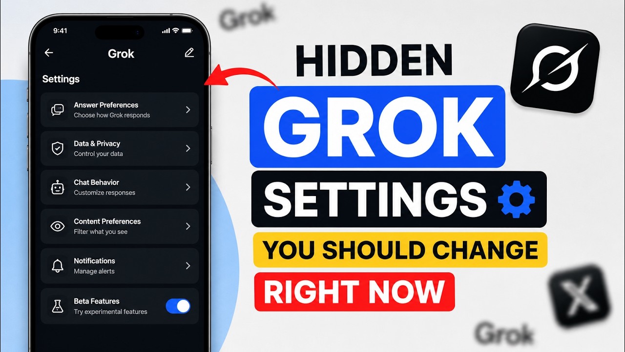 Hidden Grok Settings You Should Change Right Now