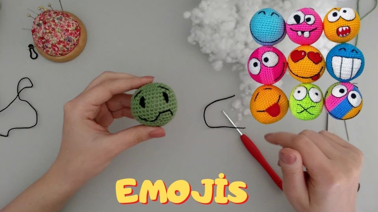 Amigurumi Emoji Series Free Pattern and Tutorial Part-1