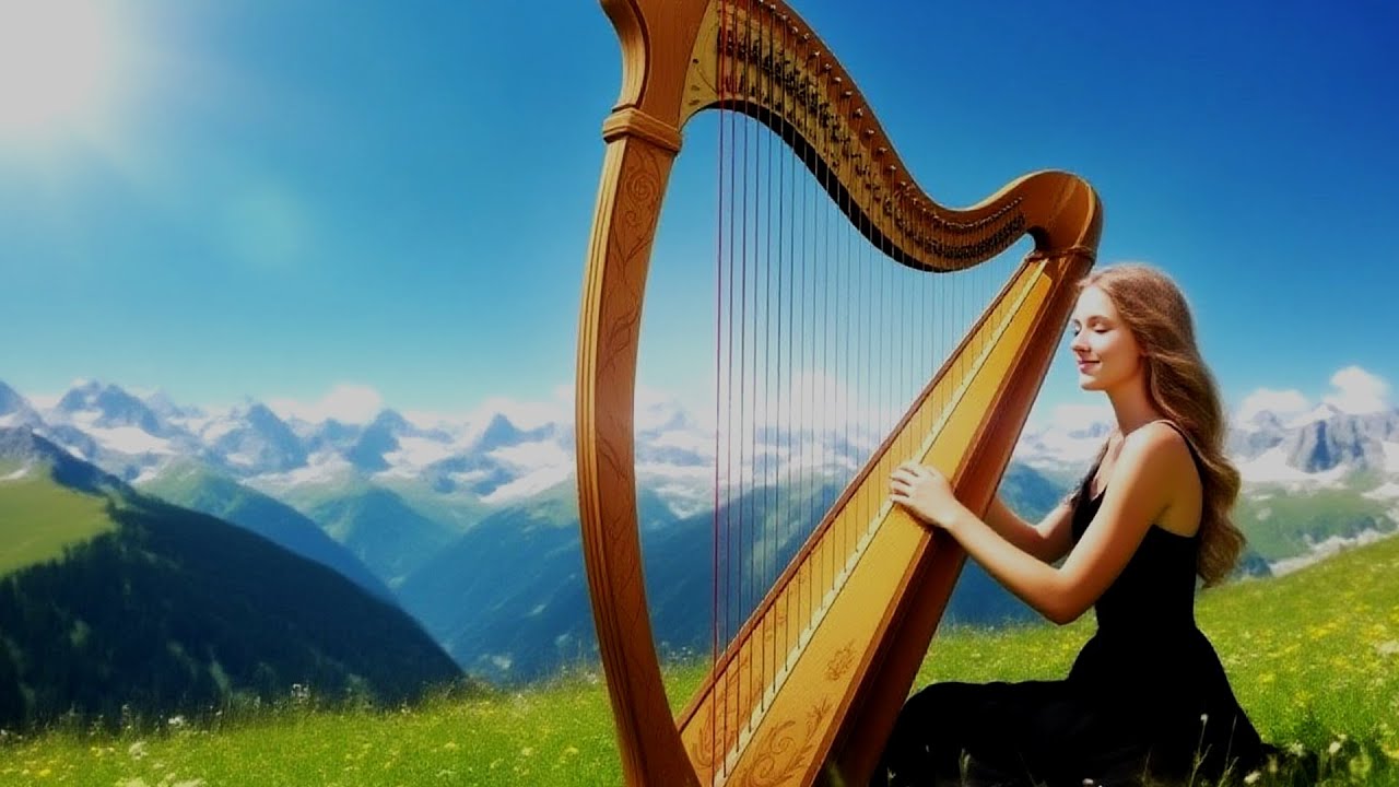 Beautiful Peaceful Music 🌙 Harp Music For Sleep Y Musica Relajante Night Routine Today 💤