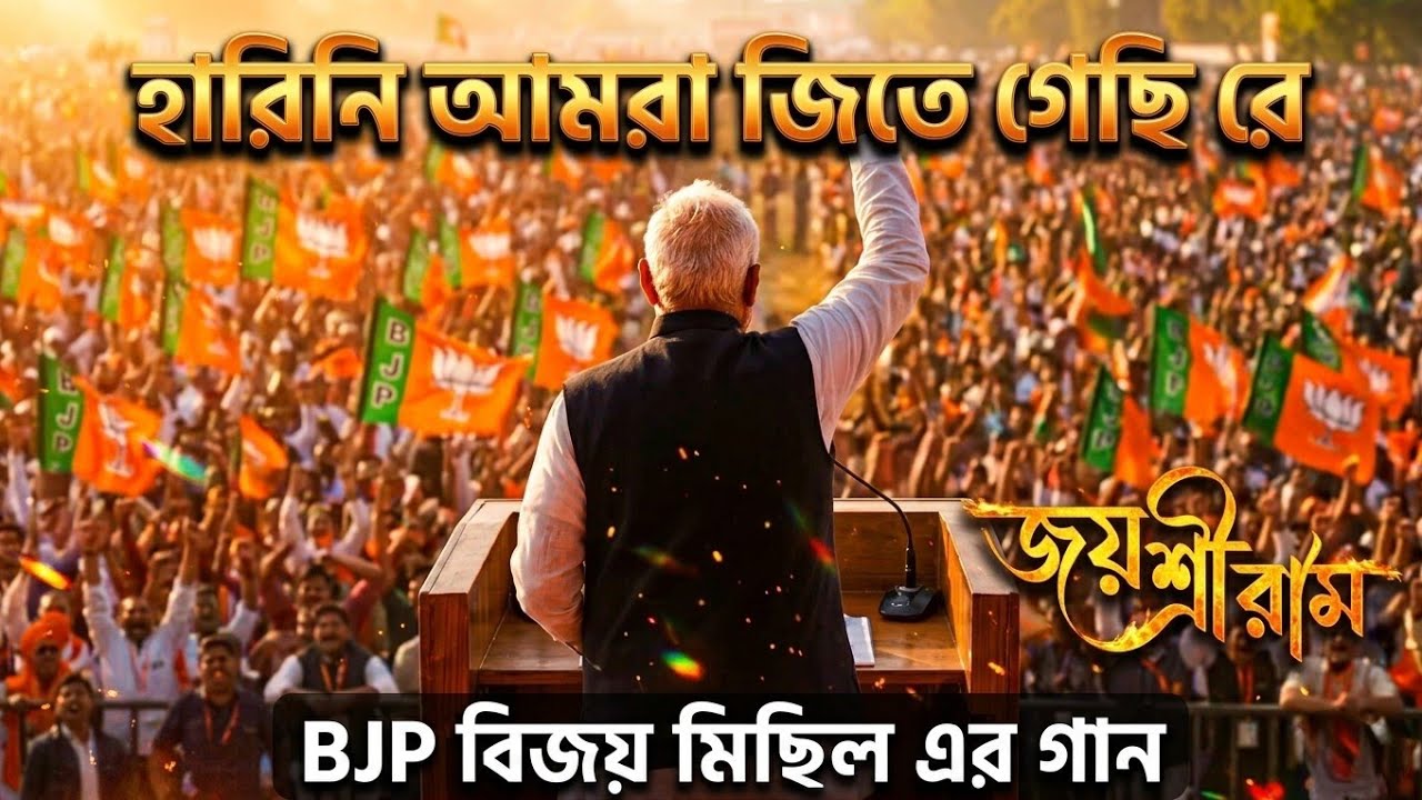 হারিনি আমরা জিতে গেছি রে 🔥 | BJP Victory Song | Jai Shri Ram Song 2026 | MonX Music