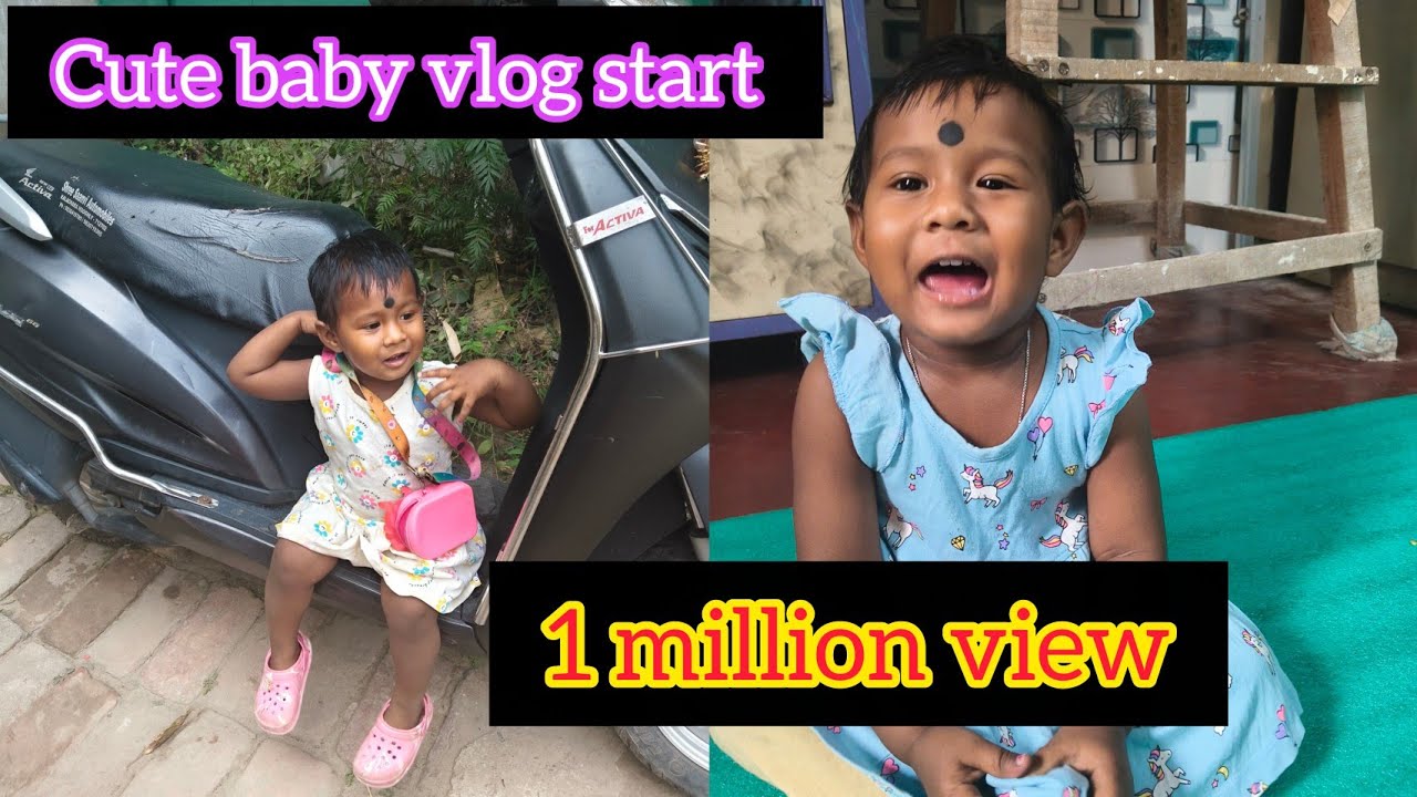   Cute baby vlog start🥰🤣🤣অবশেষে মেও ব্লক বানানো শুরু করে দিল😀😀😀 #dalivlogs #vlog#