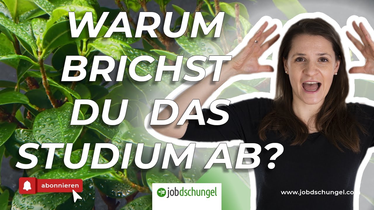 STUDIENABBRUCH: Darum brechen Studenten in Deutschland ihr Studium ab