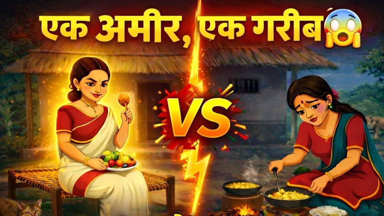 PART 1 दो बहनों का ससुराल | Hindi Story | Hindi Moral Stories New | Cartoon Story | Hindi Kahaniyan 