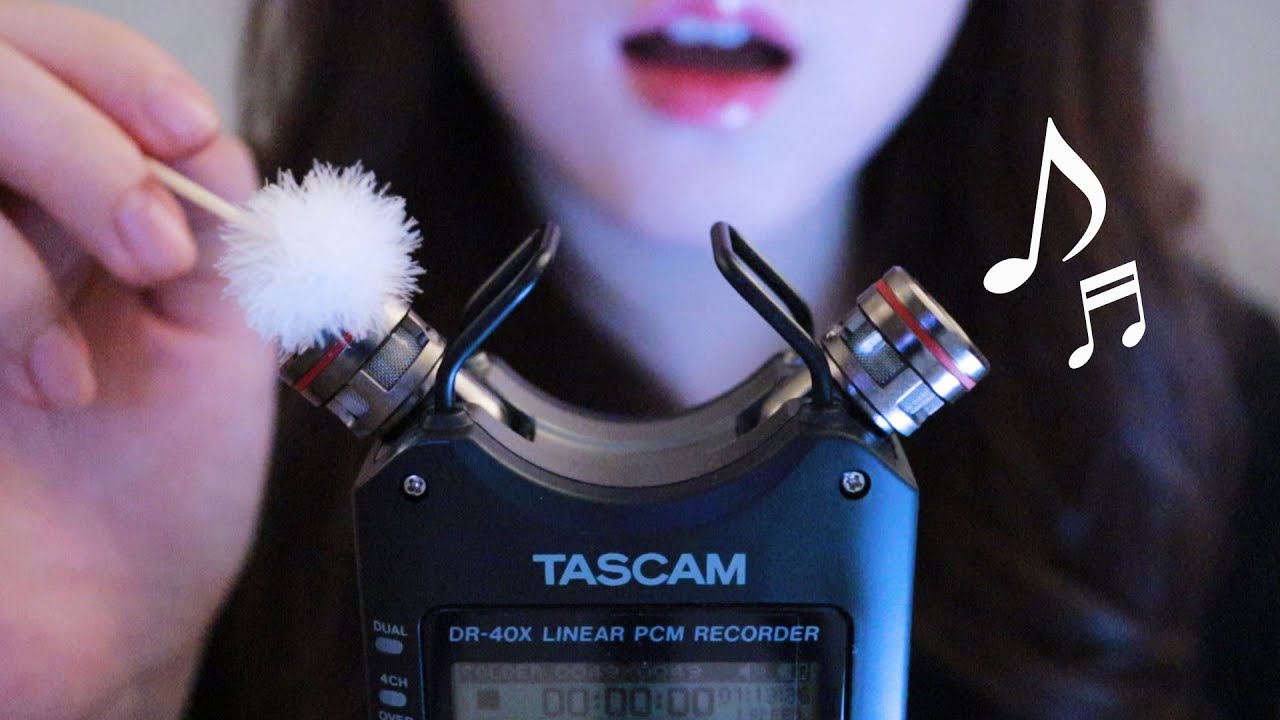 ASMR K-pop & Ear Cleaning🎵| Soft singing, Fluffy earpick, BTS, Blackpink, IU
