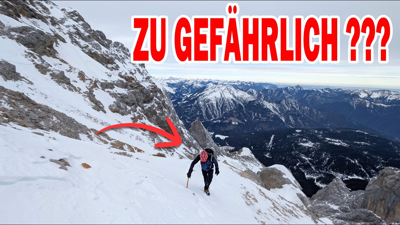 Zugspitze aktuell: Winter-Besteigung über Stopselzieher (Bedingungs-Check 2026) #bergsteigen