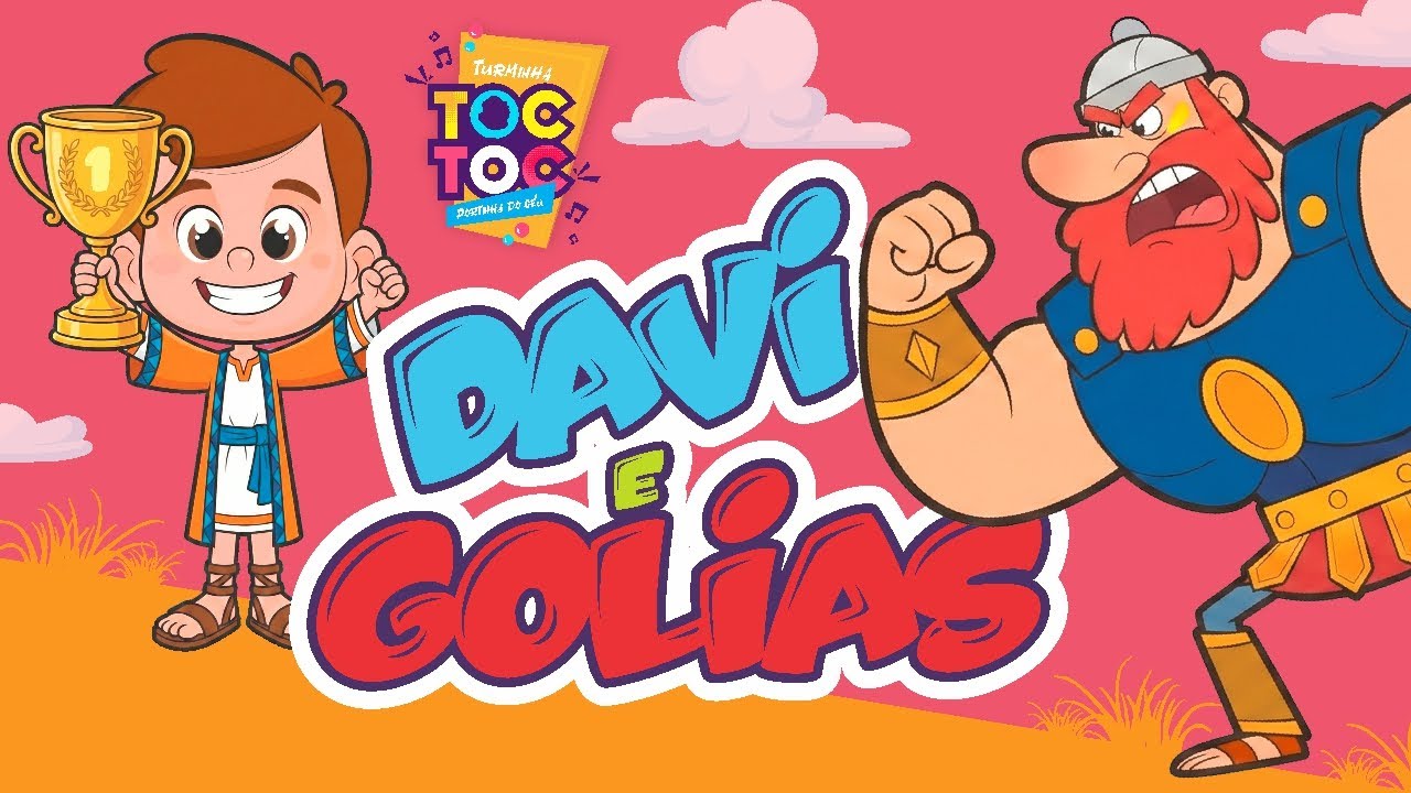 Davi e Golias | Música Infantil Cristã | Turminha TocToc Portinha do Céu