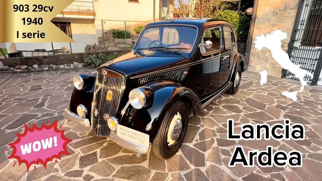 Ardea&hellip; bellezza Italica d&rsquo;altri tempi! 🇮🇹✨ Recensione Lancia Ardea - 903 29cv - 1940