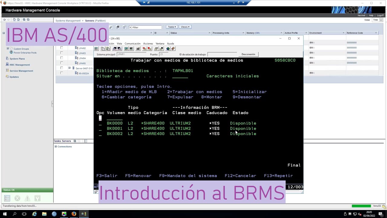 IBM AS/400: Introducción al BRMS