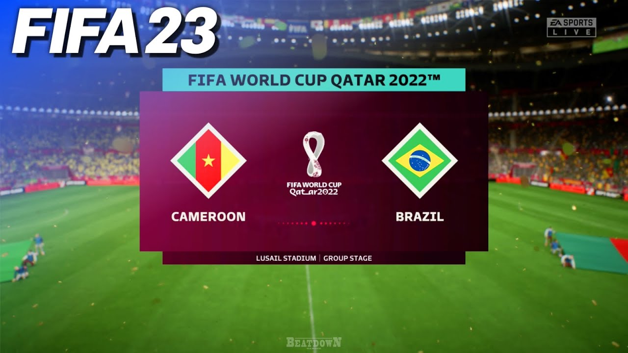 FIFA 23 - Cameroon vs. Brazil | 2022 FIFA World Cup