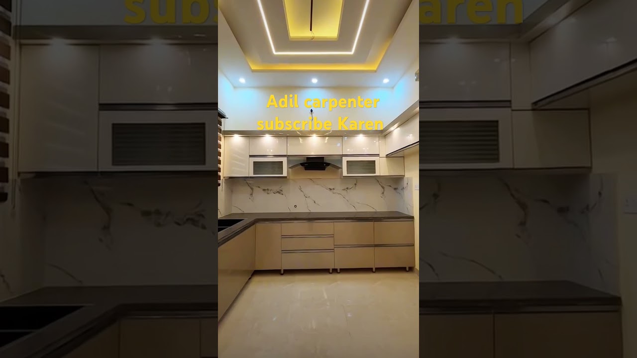 Adil carpenter subscribe Karen #viralvideo #best #kitchen #designmixfurniture #