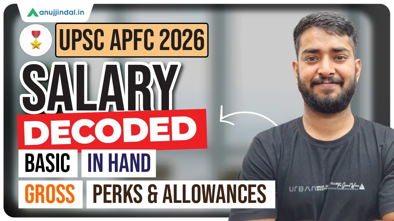 EPFO APFC Salary | APFC Notification 2026  | APFC 2026 | UPSC EPFO APFC Lifestyle | Anuj Jindal