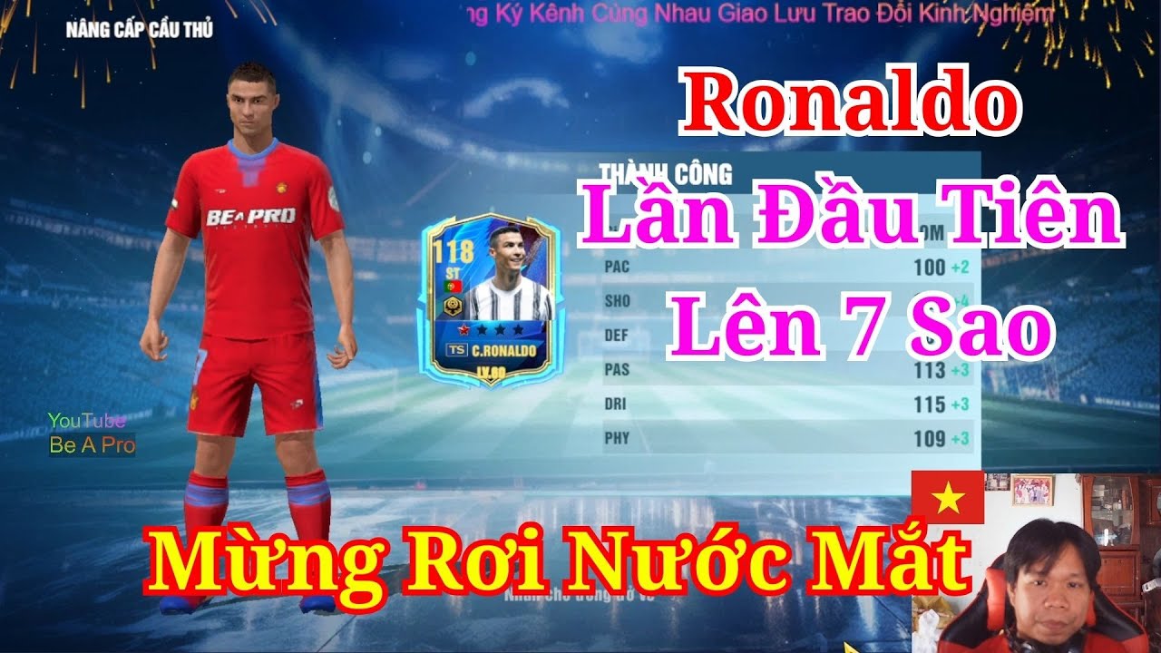 🔥 Ronaldo Lên 7⭐️ Siêu Cấp | Be A Pro Football