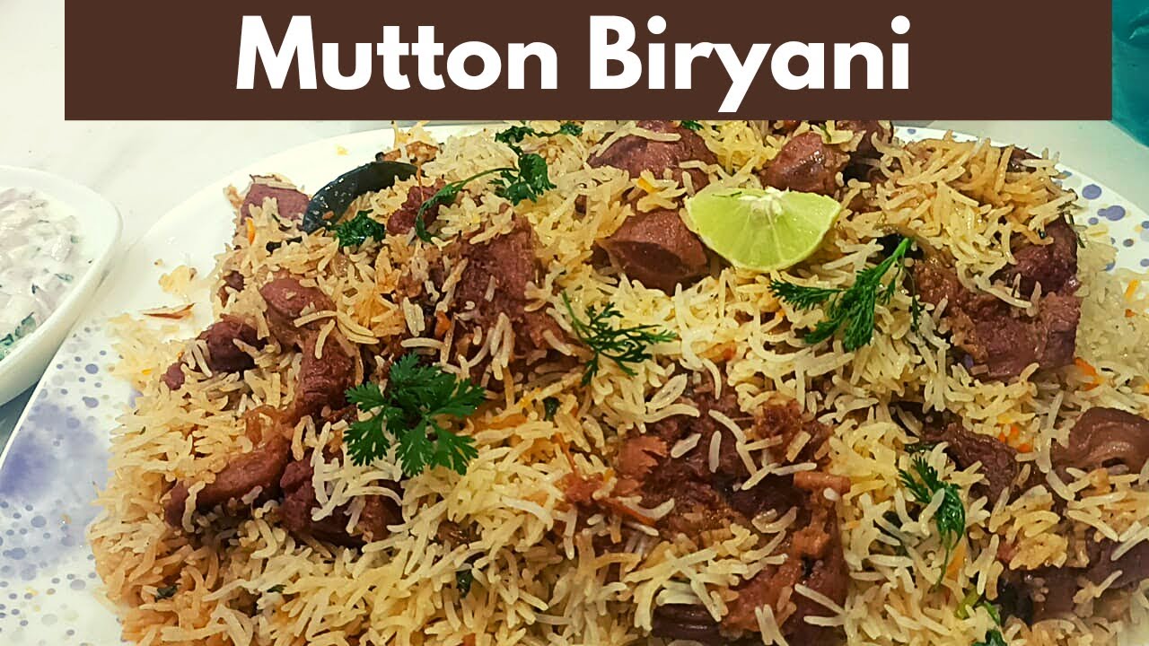 Mutton Dum Biryani recipe | Muslim Style Mutton Biryani