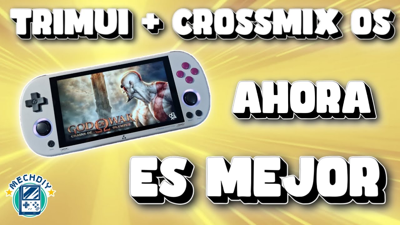 TRIMUI SMART PRO + Crossmix OS. La Consola RETRO DEFINITIVA. Ahora es mejor! MECHDIY.COM @mechdiy