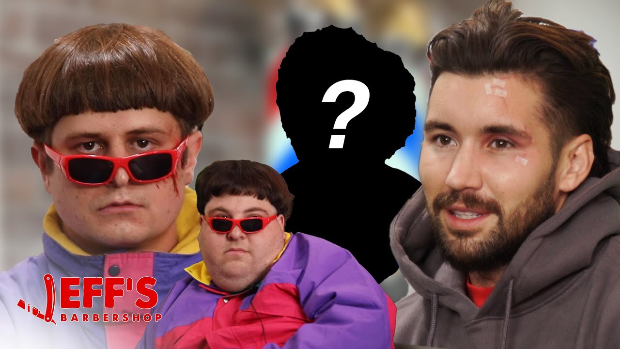 SURPRISING SON WITH OLIVER TREE | Jeff's Barbershop