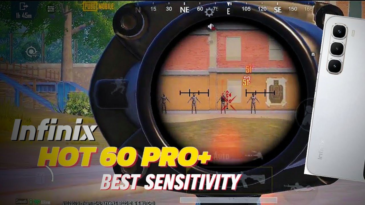 Infinix Hot 60 Pro+ Sensitivity 🔥 2025| No Recoil #pubgmobile #foryou #pubg #gaming 