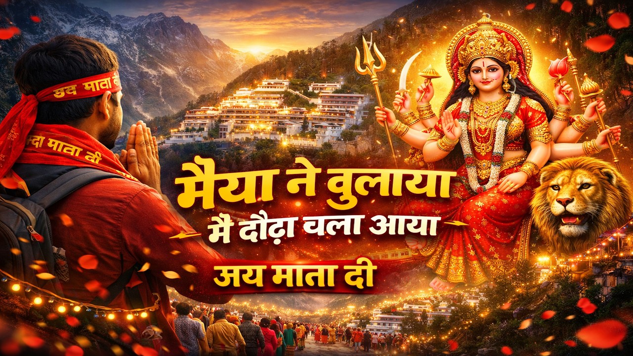 Vaishno Devi Yatra Bhajan | मैया ने बुलाया मैं दौड़ा चला आया | Jai Mata Di