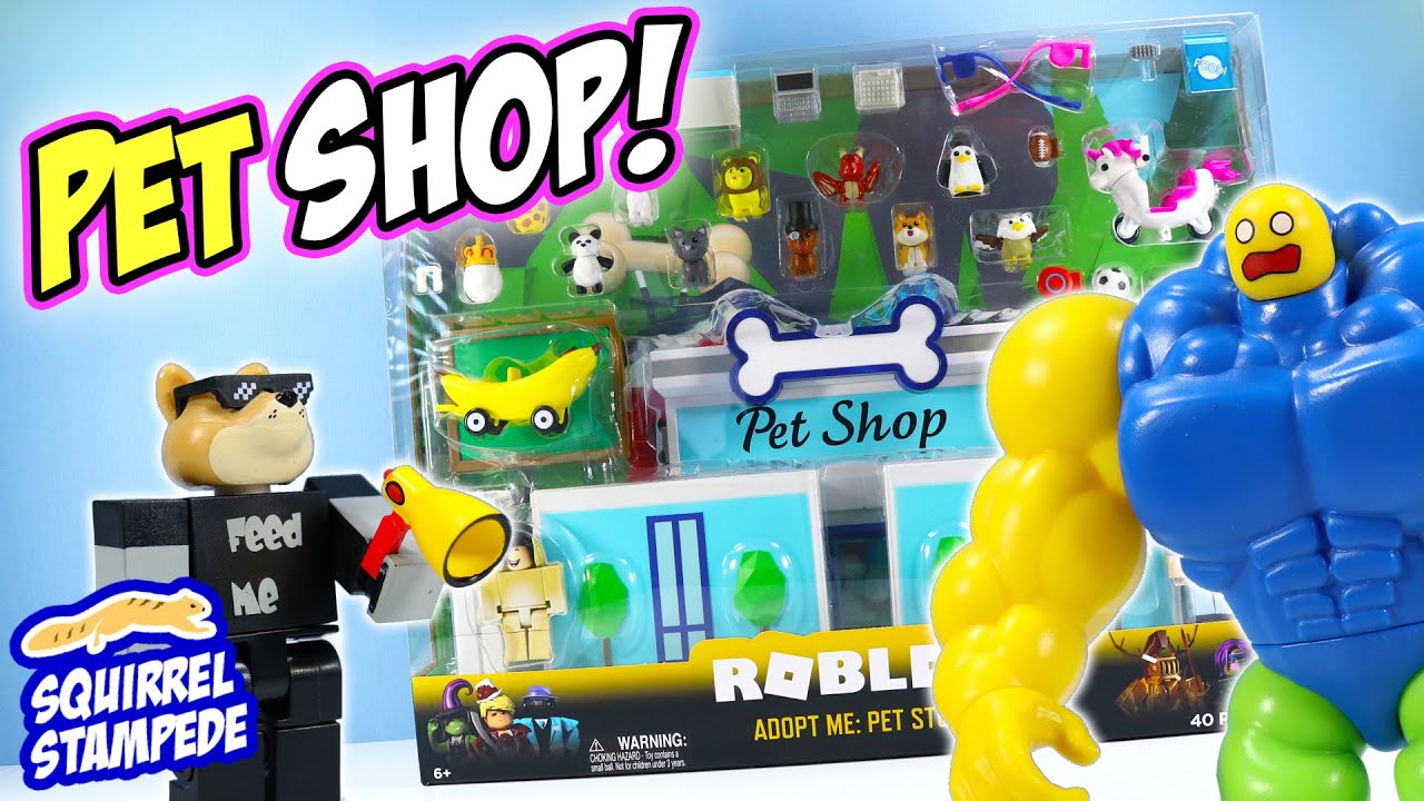 Обзор игрового набора Roblox Adopt Me: Pet Store от Jazwares