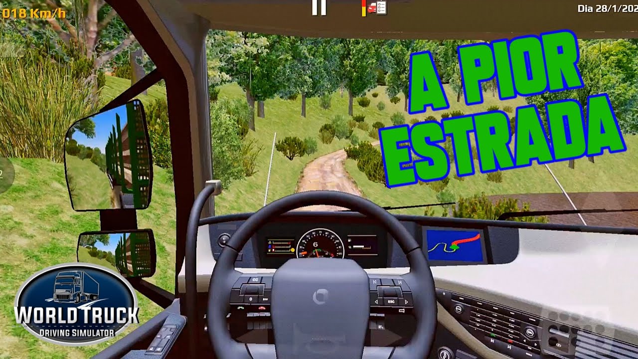 A PIOR ESTRADA DE TERRA DO WORLD TRUCK DRIVING SIMULATOR - WTDS